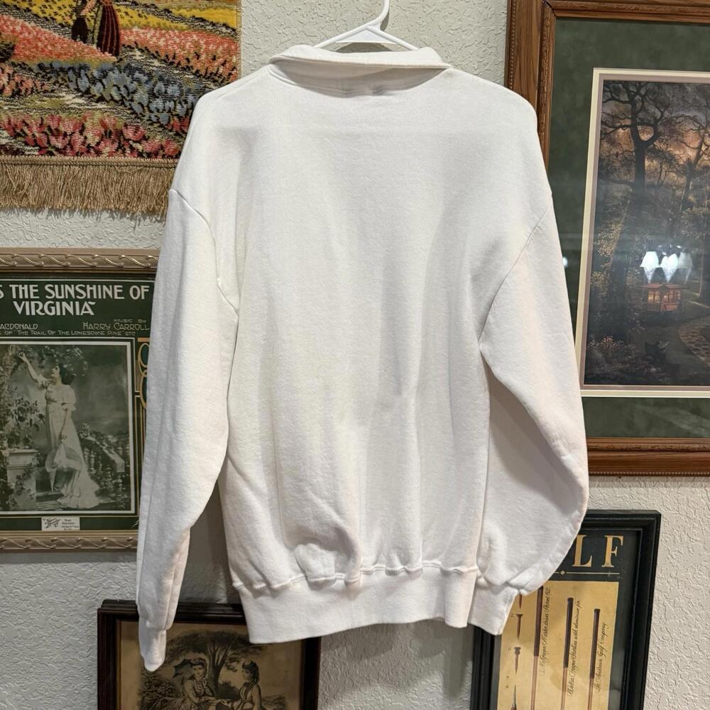 Vintage 80s RARE Qualcomm California Communications Tech Sweatshirt Size Large - Picture 6 of 7